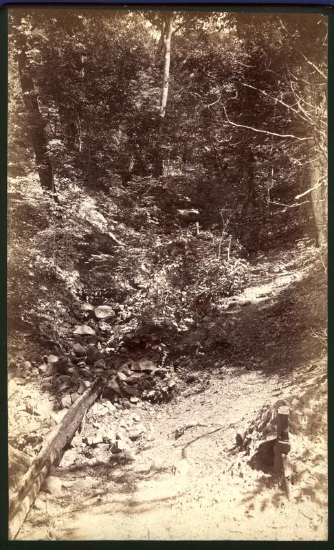 The aqueduct Mt. Nebo from Spring house