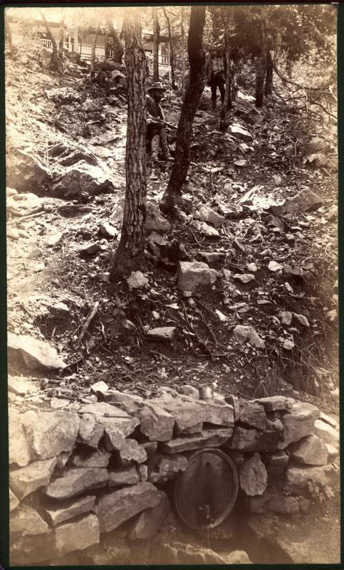 Spring and rocks at Mt. Nebo. Blount Co. Tenn.