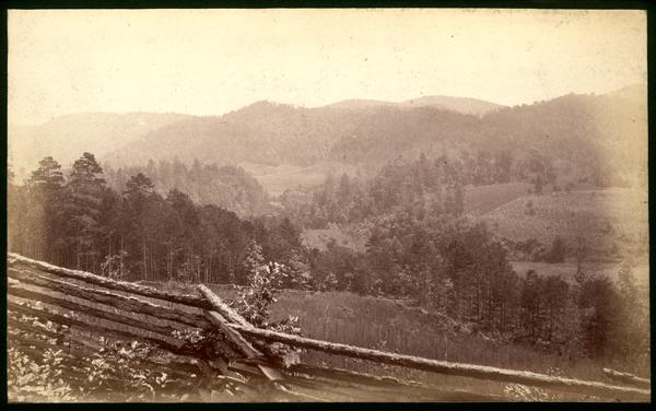 Miller's Cove (looking North) from slope of Pine Mt.