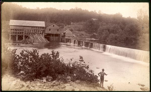 Neubern's Mills and Dam Little River below Gap.