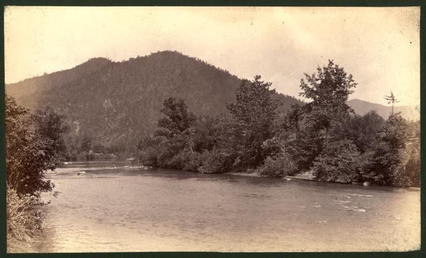 Saddle Mt. Little River Gap from near Sammie Walker's Miller's Cove