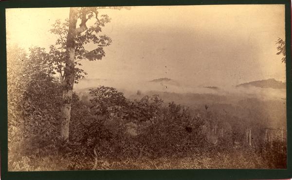 Sea of cloud, 6 A.M. from Sunset Hill, Mt. Nebo