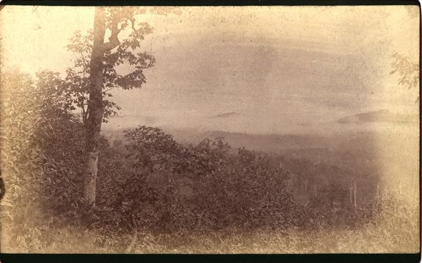 Sea of cloud, 6 A.M. from Sunset Hill, Mt. Nebo